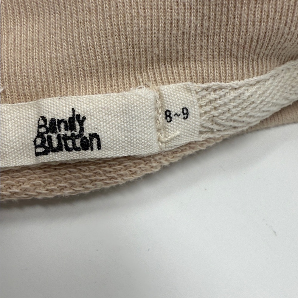 Bandy Buttin Kid’s Sunshine  Graphic Sweatshirt in Blush Pink and Olive size 8-9 - Picture 7 of 7